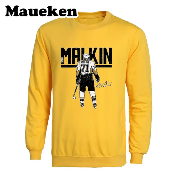 6 Мужские толстовки Россия Evgeni Malkin 71 hockeying толстовки со звездой Толстый круглый воротник Осень Зима W19101203 - Цвет: 6
