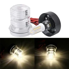 Водонепроницаемый 65 МОРСКОЙ лодочный светильник для яхты 6300K 12V светодиодный навигационный светильник навигационный Якорный светильник 360 градусов круглый лодочный светильник