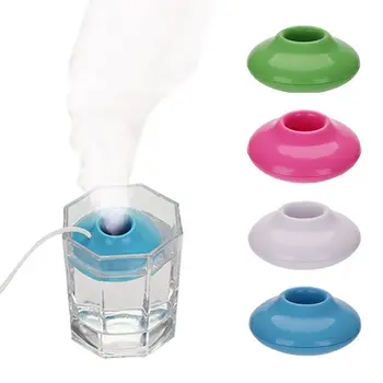 

New USB Flying Saucer Humidifier Mini Portable Floating Atomizer Oil Diffuser Small Night Light Donut Negative Ion Humidifier