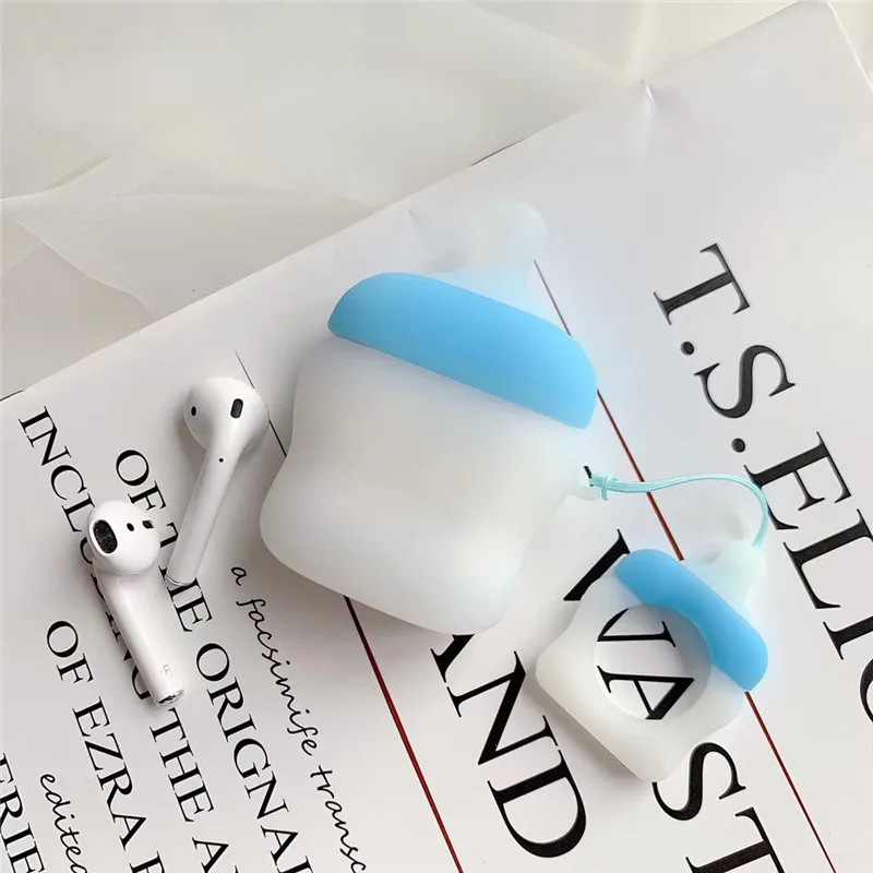 Беспроводной чехол для наушников Apple Airpods 1 2 с фруктовым авокадо, мягкий силиконовый чехол для гарнитуры Airpods, защитный чехол s - Цвет: GJ0493