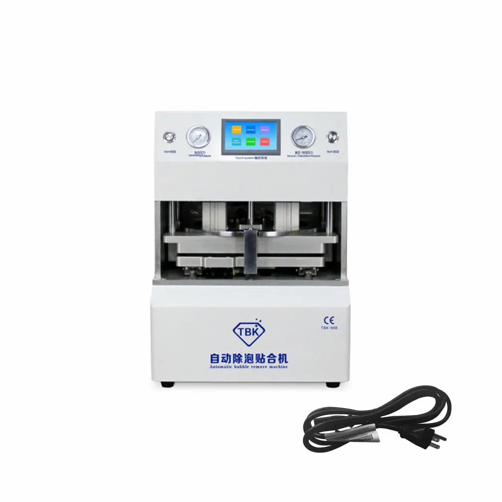 TBK608 автоматическое ламинирование прибор для устранения пузырьков все-в-одном POS машина для сотового телефона ЖК-дисплей из тисненой жести