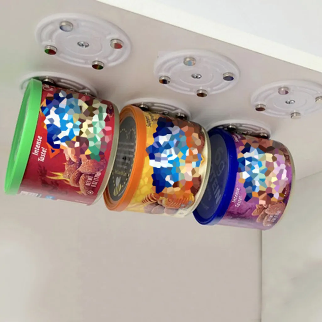 Магнитные вешалки для консервов, магнитные кухонные инструменты для холодильника, висячий держатель для хранения покупок
