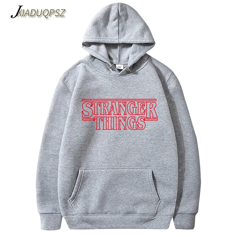 

Stranger Things Hoodies Men Women Letters Print Autumn Harajuku Hip Hop Sweatshirt Man Fashion Winter Fleece Jumper Drop