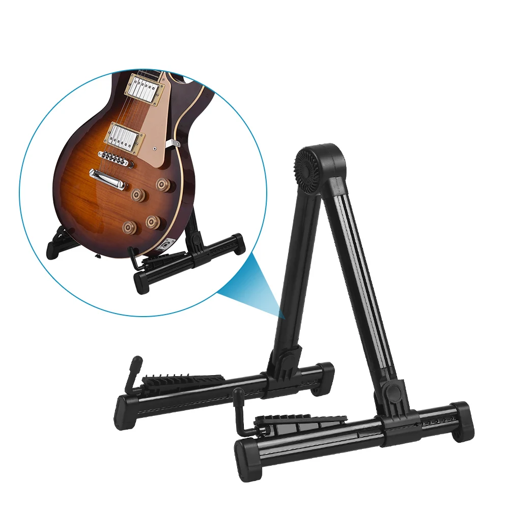Soporte de guitarra ABS ligero, soporte de suelo retráctil, plegable, Ukelele, violín, bajo - AliExpress Deportes y entretenimiento