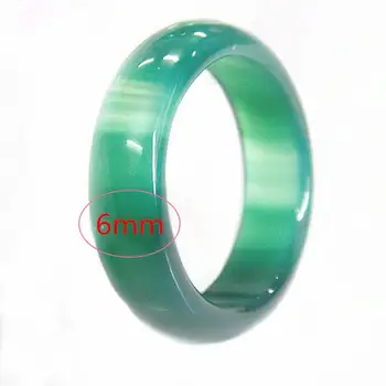 

30pcs per lot Jade green chalcedony agate female models ring Rings For Women Smooth Engagement Jewelry Gift