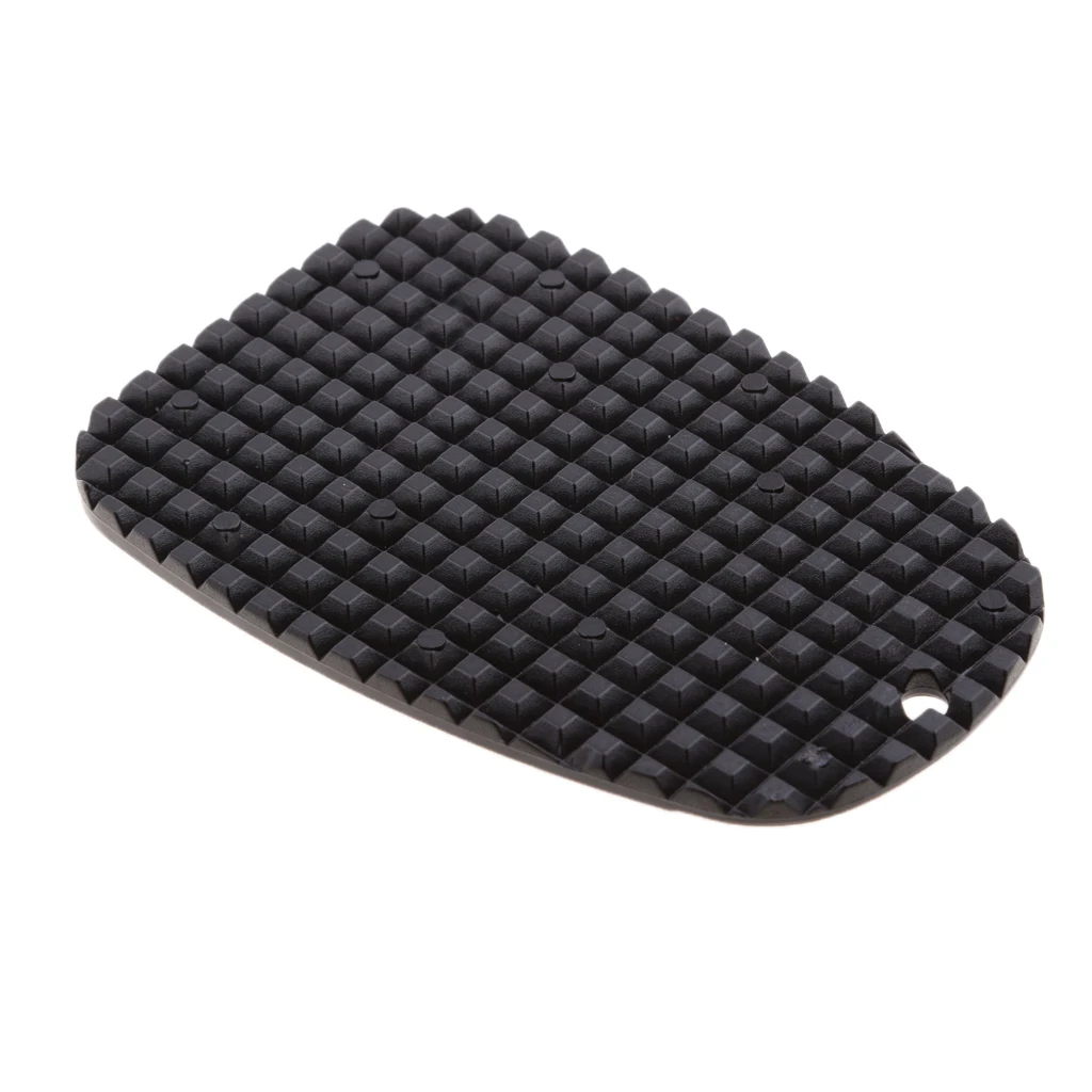 Motorcycle Kickstand Plate Kick Stand Pad For Kawasaki Motorbike Black
