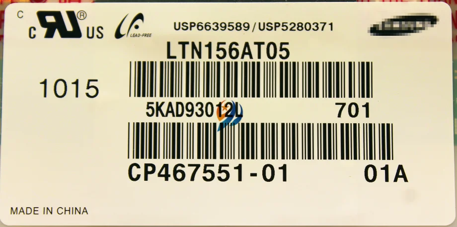 15,6 ноутбук Экран LTN156AT05 подходит N156B3-L02 LTN156AT16/24/27/32 для LENOVO T510 L540 T540P Y580 E540 E531 Z560 G510 V580 Z580