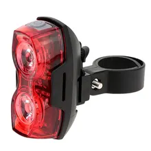  2 LED Bicycle Light 3 Mode Bike Tail Light Lantern Waterproof Cycling Safety Warning Flashing Rear Lights Lamp for Cycling MTB 