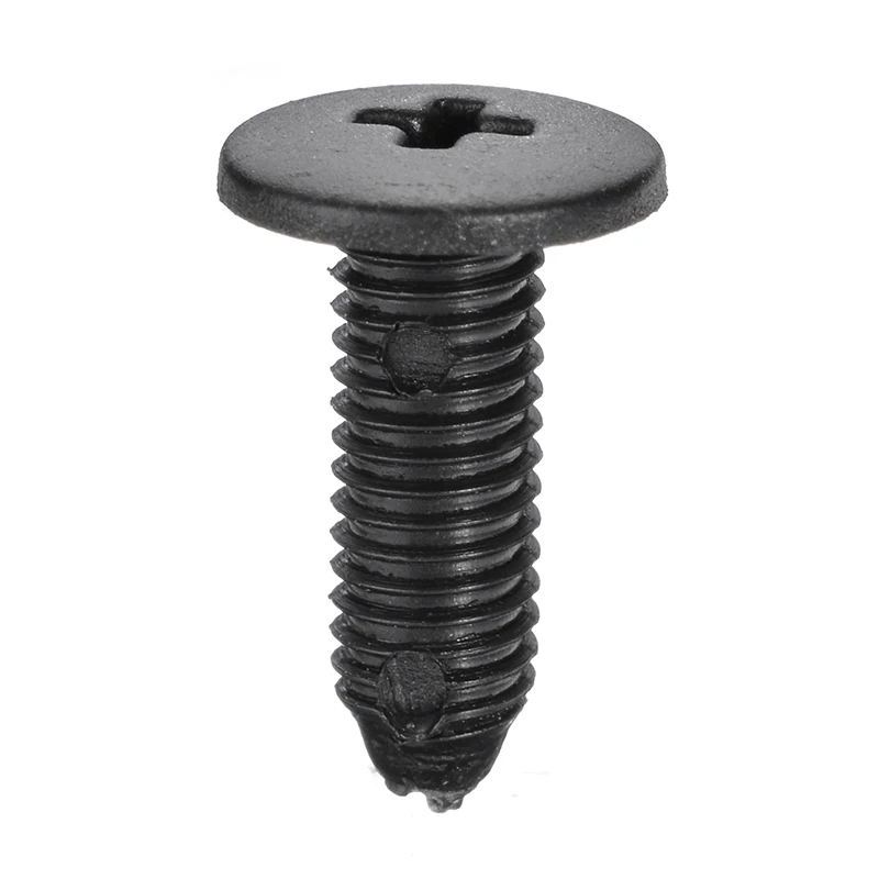 50pcs Car Bumper Fastener Plastic Rivets Trim Clip Fastener 6mm Auto Door Trim Panel Bumpers Grills Side Clips