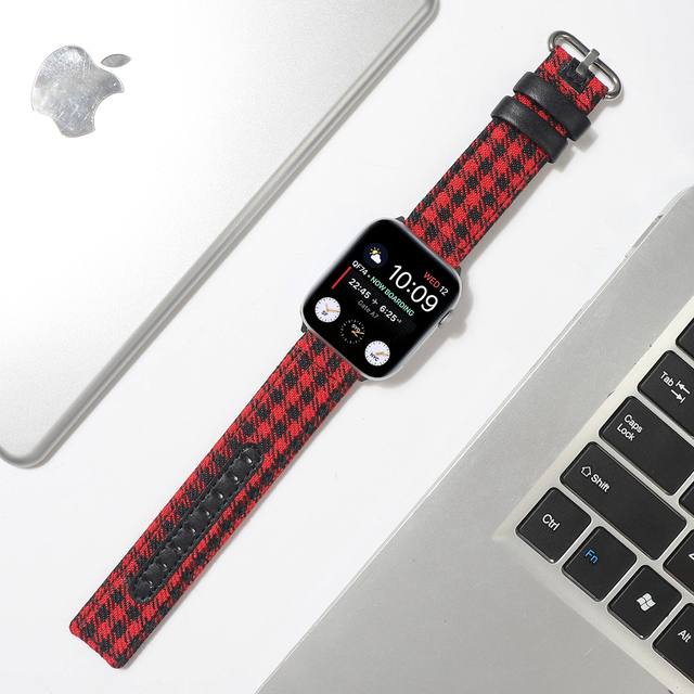 Quality Fabric Watch Band Strap for Apple Watch 6 5 4 3 2 1 SE Band 44mm 40mm 42mm 38mm Watchband for iWatch Accessories