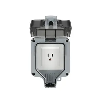 

Splash-proof US Standard 3-hole Socket Outdoor Waterproof Rain Charging Plug