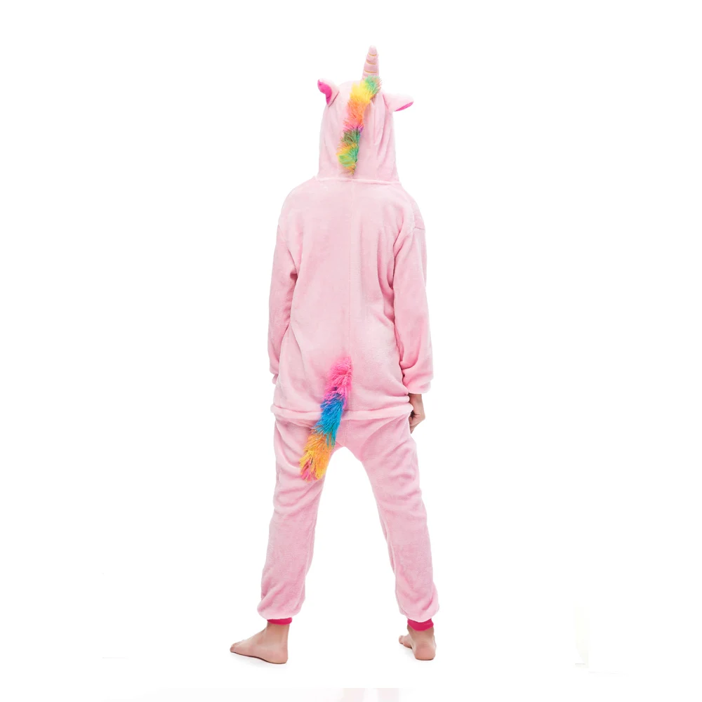 Onesie/Пижама для мальчиков с единорогом; комбинезон для детей; костюм поросенка; костюм животных; пижамы-комбинезоны с радужным единорогом; одежда для сна