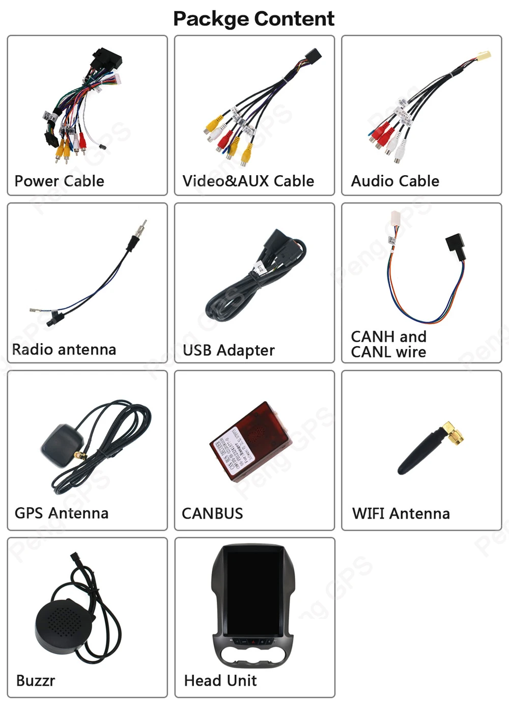 Flash Deal 12.1" 6 Core Android 8.1 Car GPS Navigation DVD Player for Ford Ranger/F250 2011-2016 Car Radio 4K Tesla Style 1092*1080 Unit 16