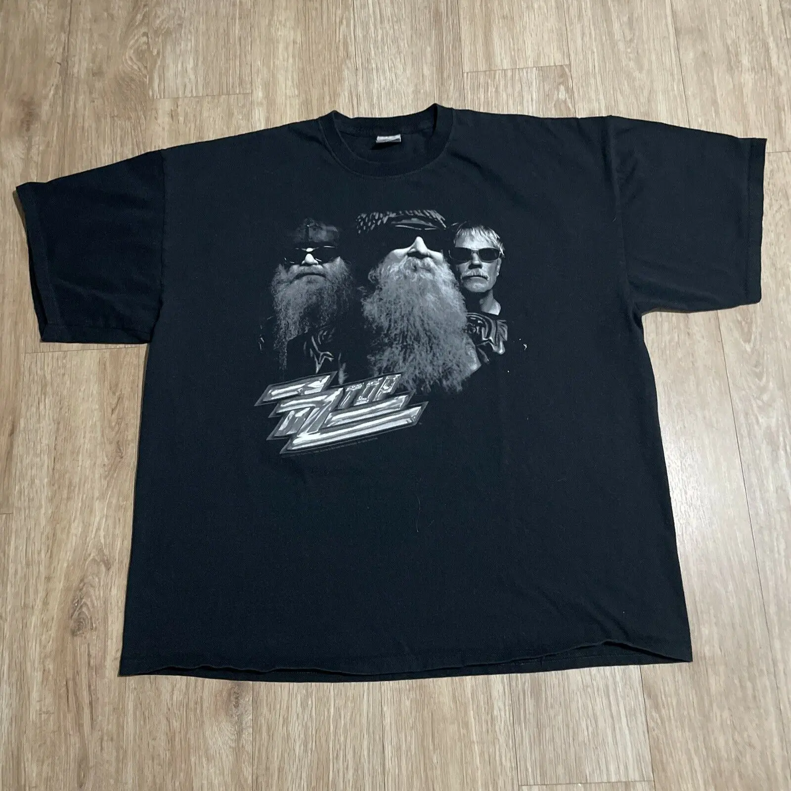 Винтажная Футболка ZZ TOP TOUR 2013 City черный концерт Sz XXL черная музыкальная группа |