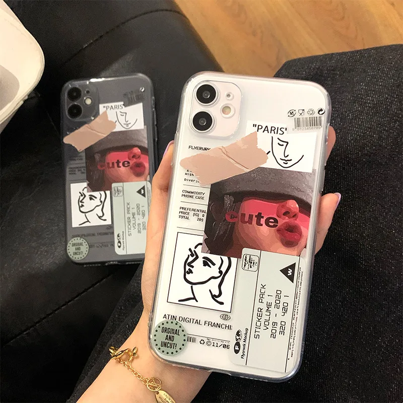 Индивидуальный чехол для IPhone 11 12 высококачественный мягкий нового типа Apple