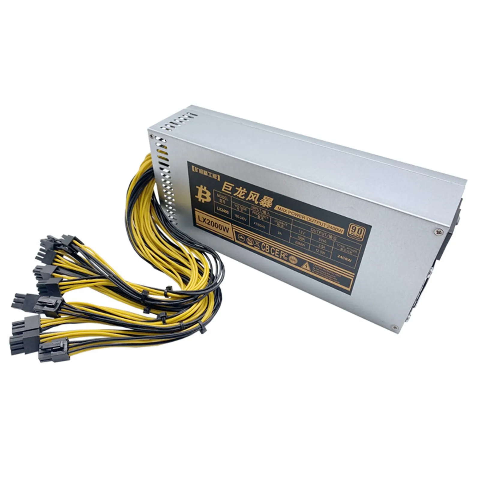 2400W 180-240 V Only Mining PSU Power Supply 1600 Watt Bitcoin Active  Circuit | eBay