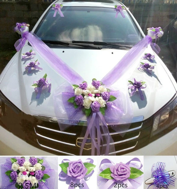 Artificial Flowers Wedding Decoration  Wedding Car Decorations Flowers -  Diy Wedding - Aliexpress