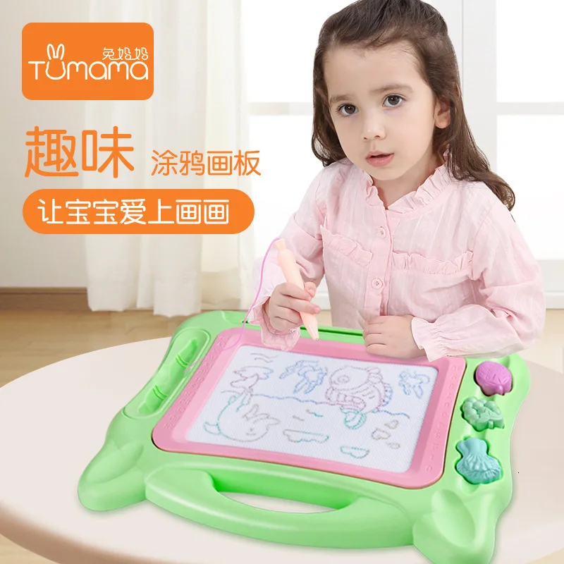 Tumama Sketchpad детская доска для рисования цветная Магнитная Волшебная Подушка для детей раннего возраста светильник для рисования развивающие игрушки
