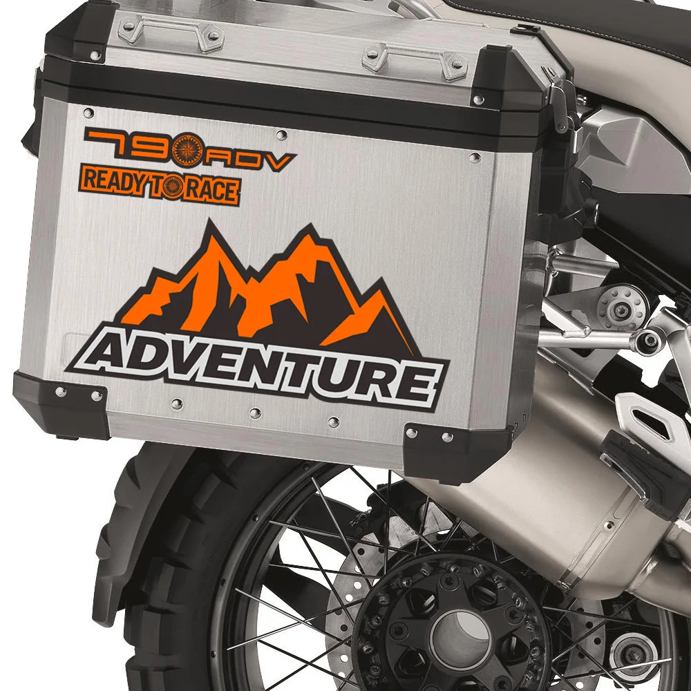 

Travelled Box Panniers Luggage Aluminum Cases Stickers Decal Side Tail Top Fits For KTM 790 ADV Adventure DUKE