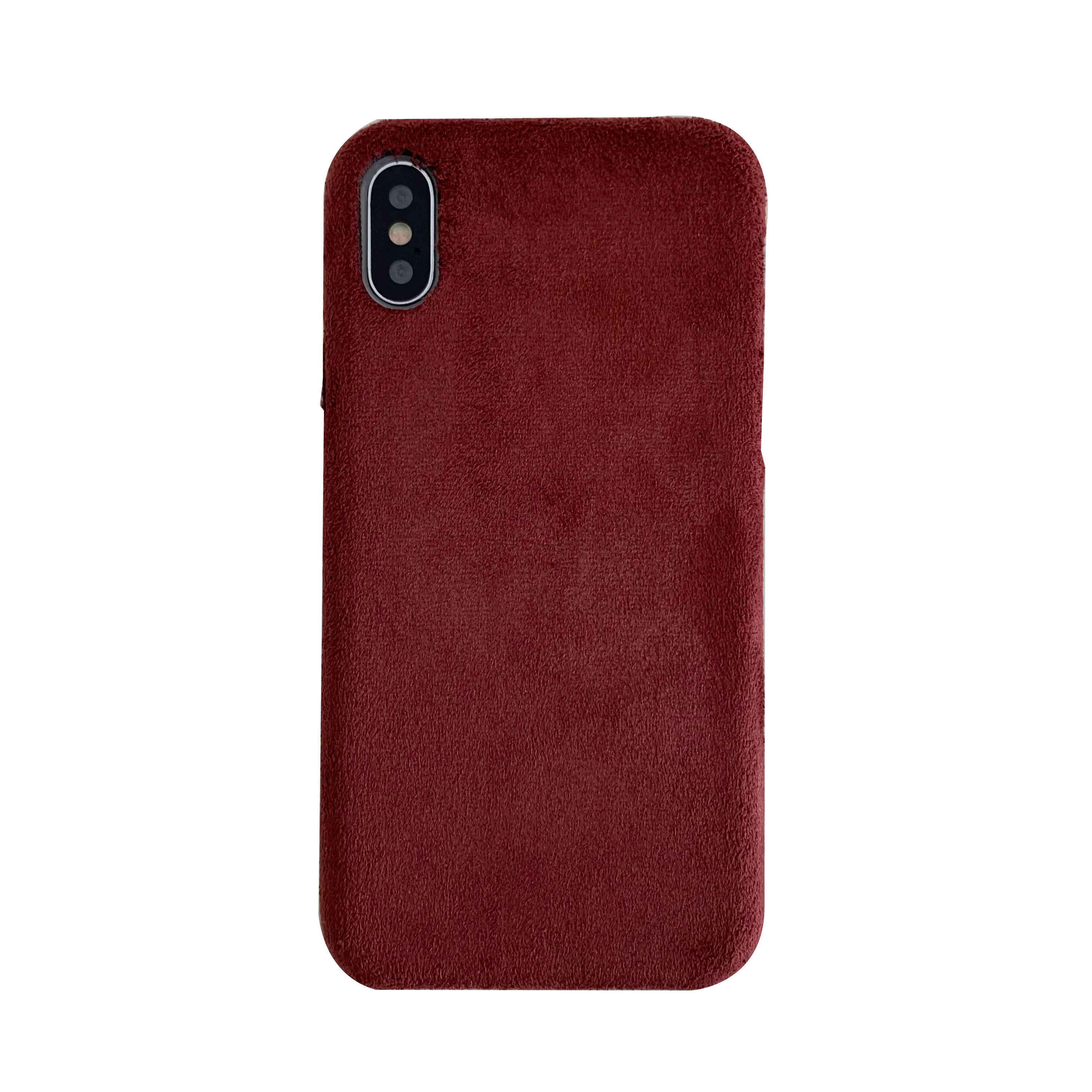 CAMEL Бархатный зеленый тканевый чехол для телефона для iPhone 11 Pro Max XR X XS MAX мягкая ткань для вина роскошный чехол s для iPhone 6 6s 7 8 Plus чехол - Цвет: CAMEL