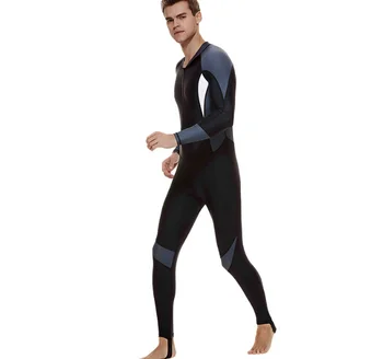 

KOMAY Men's thin one-piece swimsuit Sun-protective clothing jellyfish wetsuit diving suit male snorkeling equipment