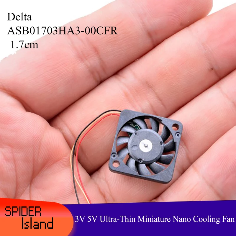 Delta ASB01703HA3-00CFR DC5V 3 в 1,7 см 17x17x3 мм 3 линии для БПЛА Вентилятор охлаждения