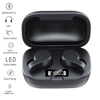 

S11s TWS Noise Cancellation Earphones Bluetooth v5.0 Stereo Sport True Wireless Earbuds With Charging Box Headset Fit for iPhone