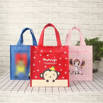 

Canvas bag handbag cartoon art bag book bag file bag advertising bag