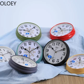 

Metal Retro Wall Clock Modern Living Room Silent Kitchen Mechanism Simple Wall Watches Home Decor Reloj De Pared Digital Clocks