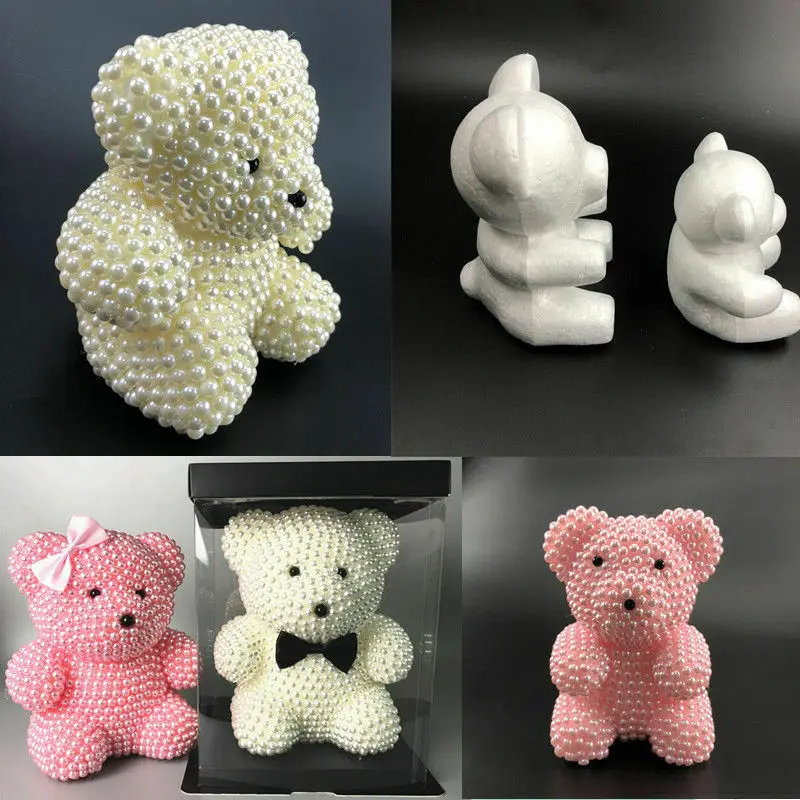 

Foam Bear Craft Modeling Polystyrene Styrofoam For DIY Christmas Valentines Gift