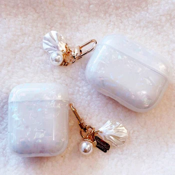 

Ins new airpod case for apple air pods 1 2 coque airpods 3 pro shell pattern soft TPU cover luxury earphone accessories