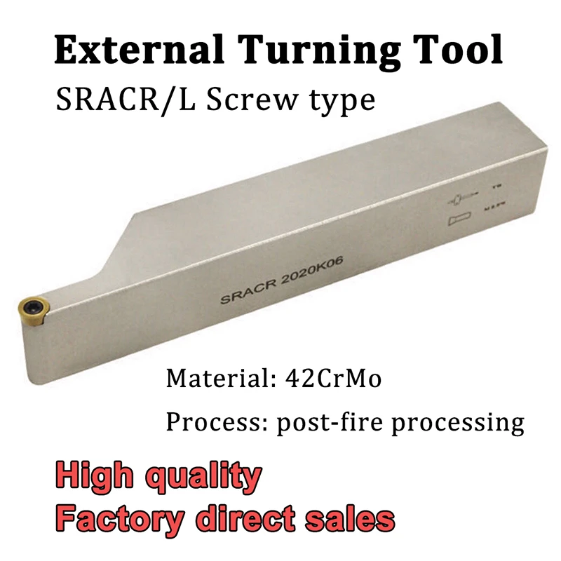 bench vice screwfix SRACR SRACL Turning Tool Holder SRACR1616H06 SRACR2020K06 SRACR2525M06 CNC Lathe Cutter Turning Tool For RCMT0602 Caibide Insert self centering vise