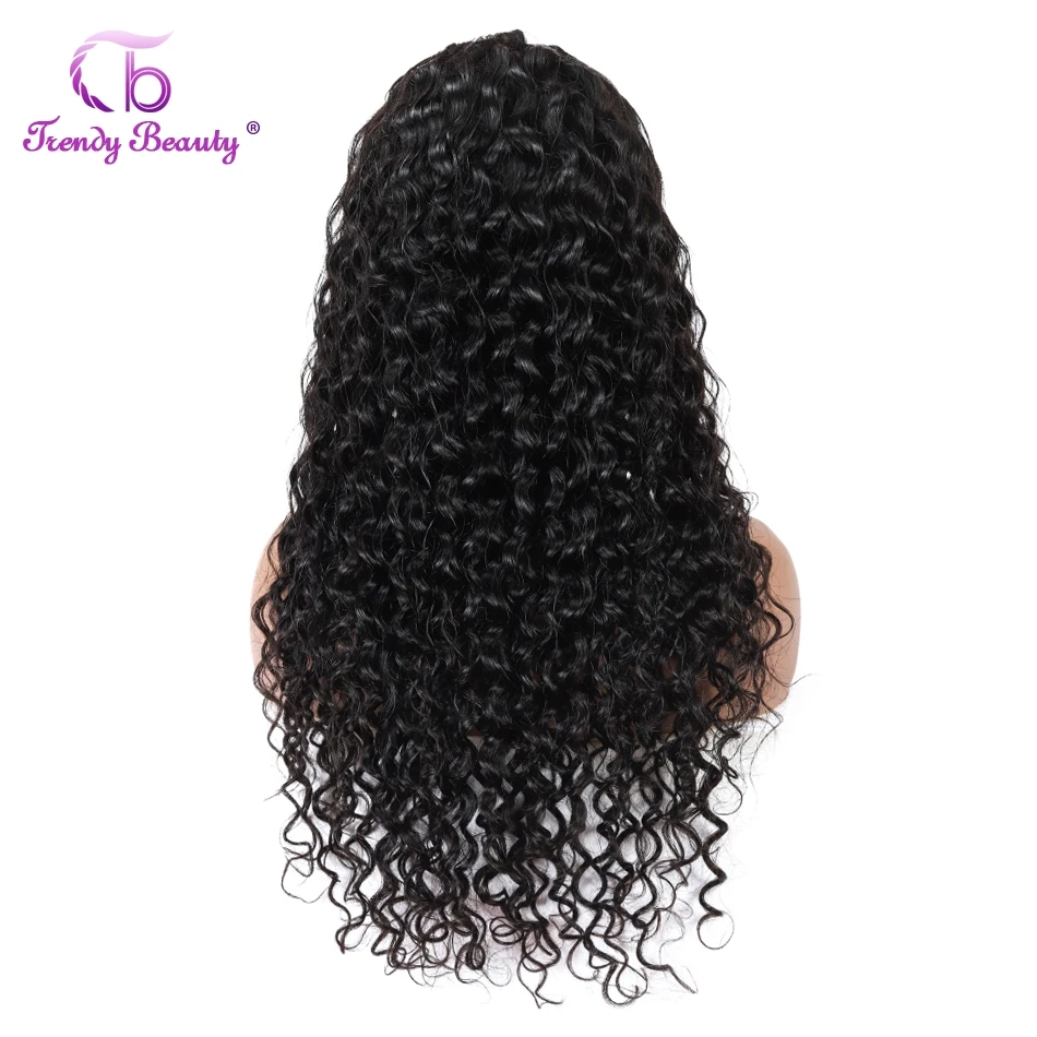 Onda de Água Peruca para Preto Frente do Laço Perucas de Cabelo Fechamento do Laço 5x5 na Moda Peruano Feminino Humano Arrancadas Remy Perucas Beleza 13*4 Pré 6 Cheap Apliques com cabelo humano