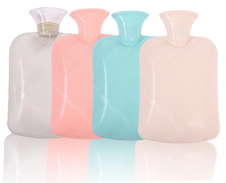 Бутылка для горячей воды 2000 мл резиновая высокая плотность зимняя грелка рук