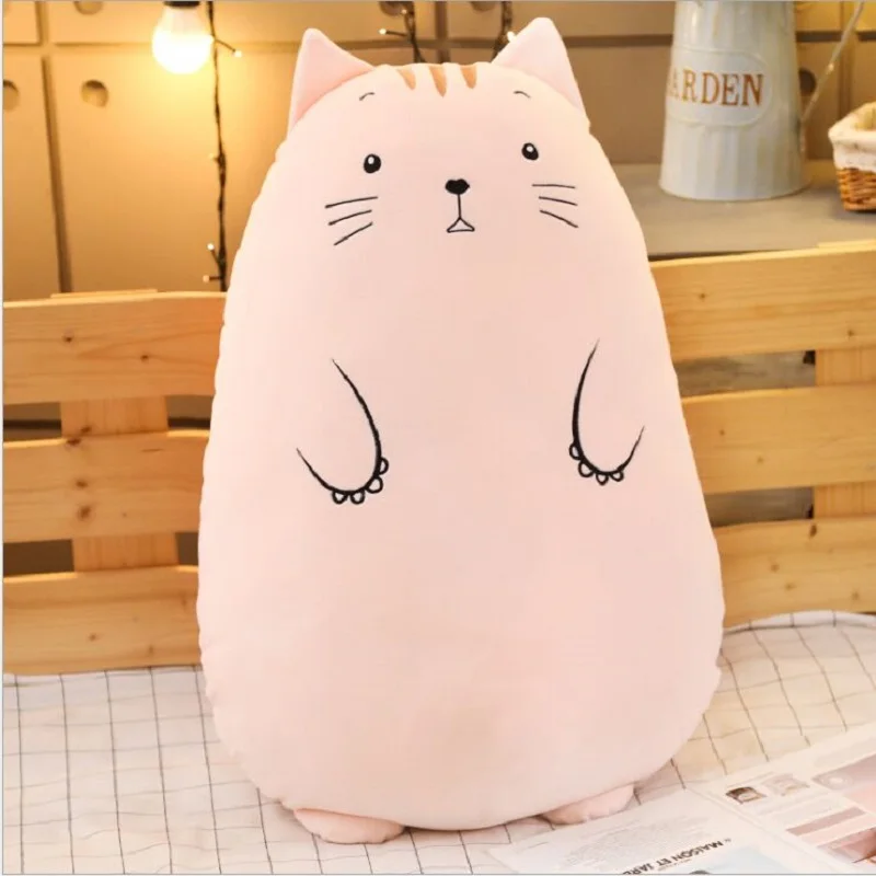 kitten 70 см динозавр Подушка Плюшевые игрушки милая свинья кукла девушки кровать держа спящую куклу длинная подушка кукла - Цвет: kitten