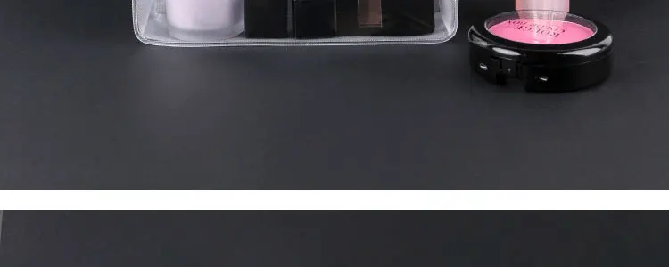 10pcs/lot wholesale lot Transparent waterproof pvc pouch zipper cosmetic makeup bag pvc beauty toieltry wash bag
