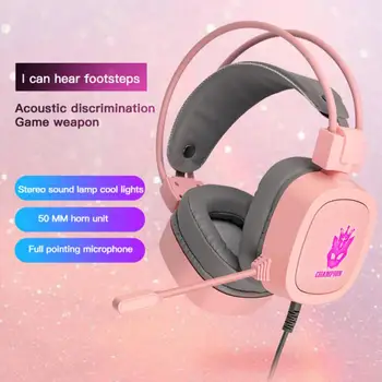 

Portable Computer Headset Wired Headphone 7.1 RGB Backlit Headset E-sports Games Earphone 4D Surround With Microphone 3.5mm