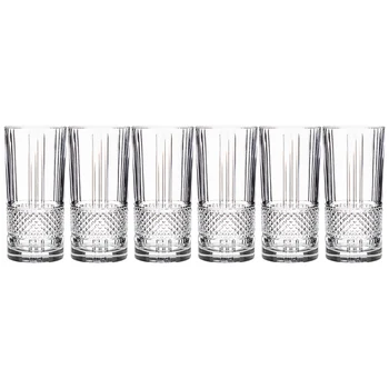 

6 pcs Brillante Water / Cocktail Glasses Set 360ml Height = 15 cm. Kitchen supplies