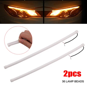 

Turn Light bar​ Signal 2x Switchback Tube Light Strip Sequential Useful