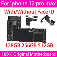 

Original Free Shipping Unlocked Logic Board Clean iCloud For iPhone 12 Pro Max Full Working Motherboard Support iOS iphone12 pro