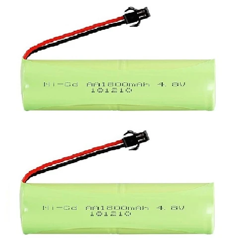 Light Yellow Модель H) 4,8 в 1800 мАч NiMH аккумулятор для радиоуправляемых игрушек автомобили танки роботы лодки пистолеты 4,8 В перезаряжаемый аккумулятор ni-mh AA аккумулятор - Цвет: Light Yellow