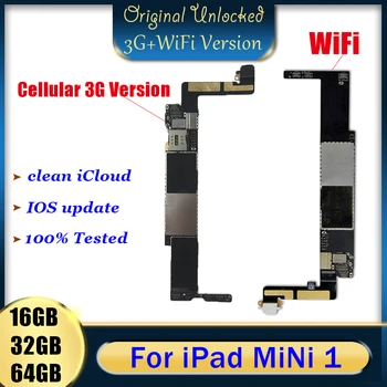 

16GB/32GB/64GB For iPad Mini 1 Motherboard,WIFI+Cellular 3G Version Logic Board For iPad Mini 1 Mainboard With IOS System