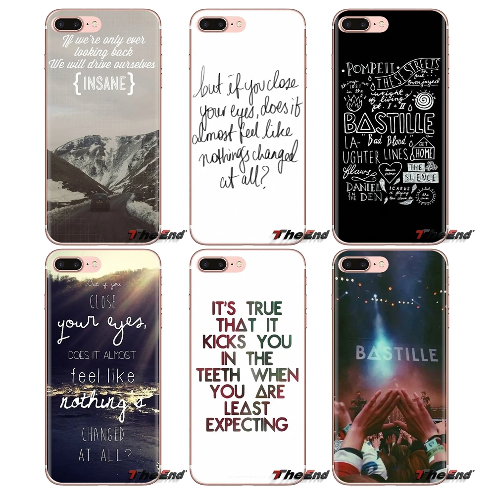 BASTILLE LYRIC MUSIC STAR For Oneplus 3T 5T 6T Nokia 2 3 5 6 8 9 230 3310 2.1 3.1 5.1 7 Plus 2017 2018 Transparent Soft TPU Case | Мобильные