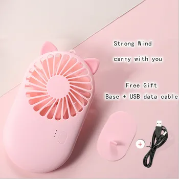 

USB Pocket Silent Small Fan Portable Handheld Fan Air Purification Portable Mini Fan Charging Student Outdoors Air Cooler