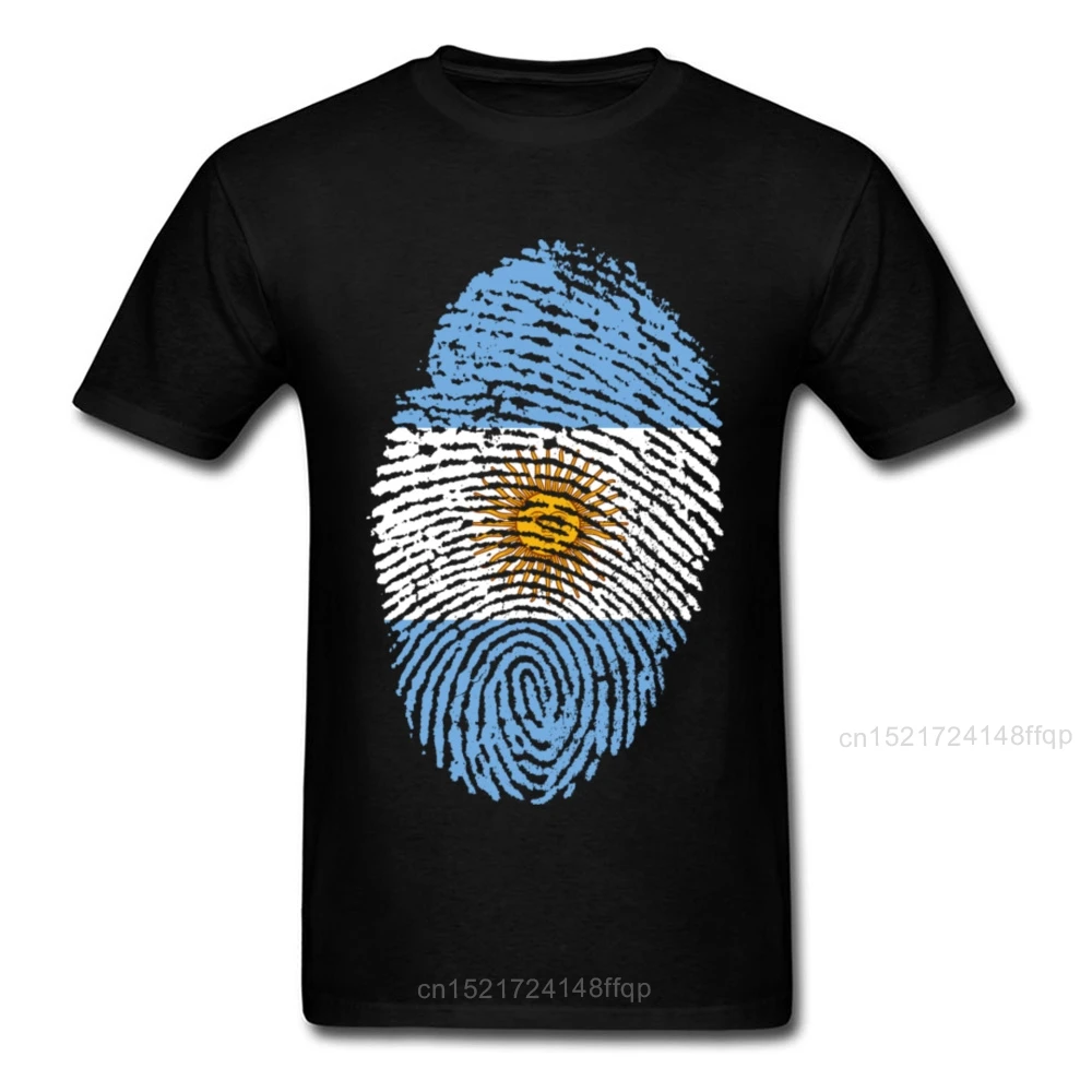 Camiseta con huella digital de la bandera Argentina para camisetas negras, camiseta ropa de dibujos animados, grupos de estudiantes, de algodón|Camisetas| - AliExpress