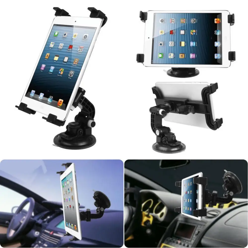  AZiMiYO Car iPad Tablet Holder Sucker Suction Cup Windshield Car Stand For ipad/Samsung/Xiaomi/Huaw