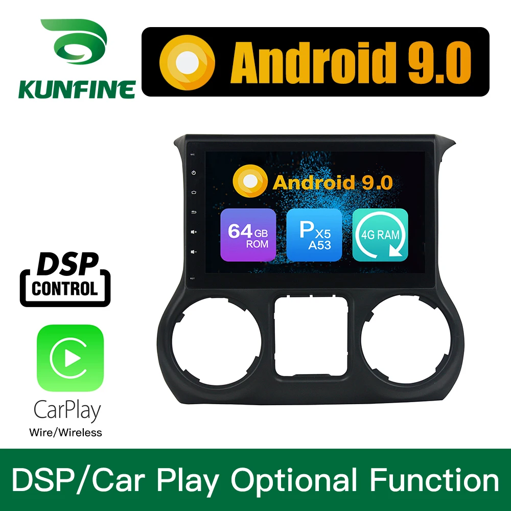 

Android 9.0 Octa Core 4GB RAM 64GB ROM Car DVD GPS Multimedia Player Car Stereo for JEEP Wrangler Radio headunit
