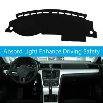 

Car Dashboard Cover Mat Pad Dashmat Sun Shade Instrument Carpet For Volkswagen VW Passat B7 2011 2012 2013 2014 2015 Accessories