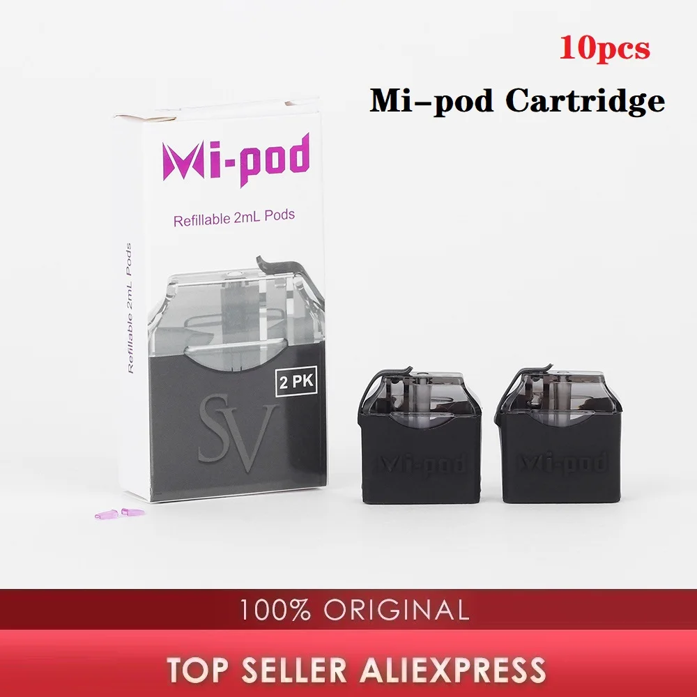 Оригинальный 2 шт./упак. Mi-pod многоразового Pod картридж мл Ёмкость Mi для Band-pod