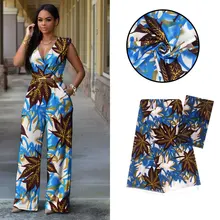 Имитированный шелк воск материалы нигерийский шелк шифон ткань африканская ткань Анкара Высокое качество воск принты ткань